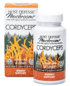 Cordyceps capsules and box