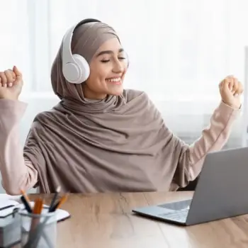 Woman dancing after eating Reishi mushrooms