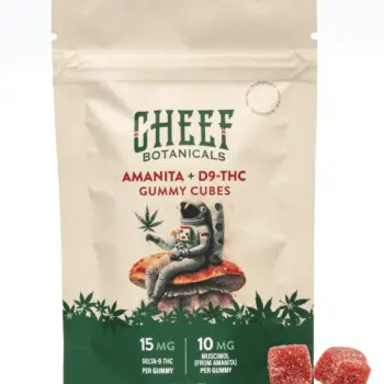 Delta 9 and Amanita Muscaria strawberry gummies