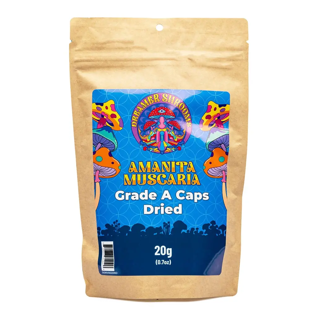 Dreamer Shrooms Amanita Muscaria Dried Mushrooms (20 grams) - Image 2