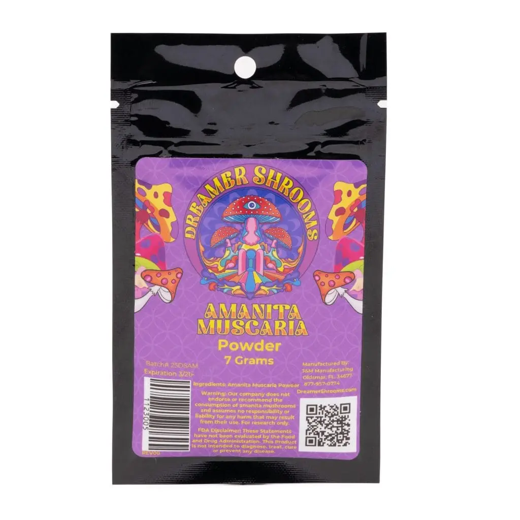 Dreamer Shrooms Amanita Muscaria Mushroom Powder (7 grams) - Image 2