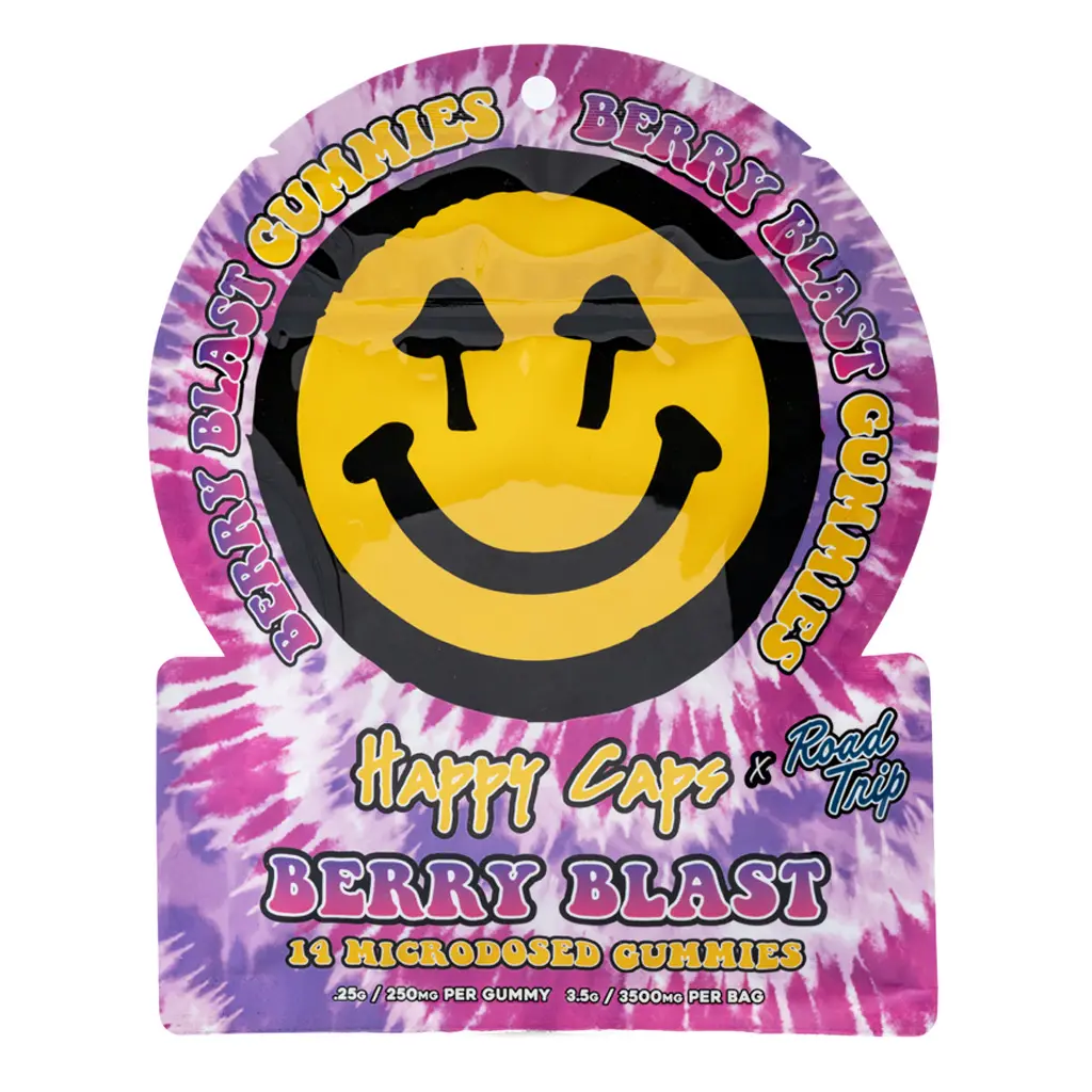 Happy Caps x Road Trip - Microdosed Gummies - Berry Blast - Image 2