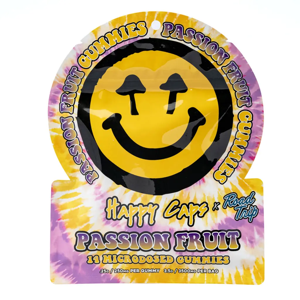 Happy Caps x Road Trip - Microdosed Gummies - Passion Fruit - Image 2