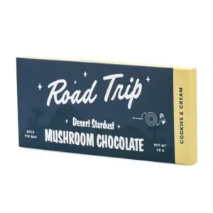 Road Trip Desert Stardust Mushroom Chocolate Bar - Cookies & Cream - Image 2
