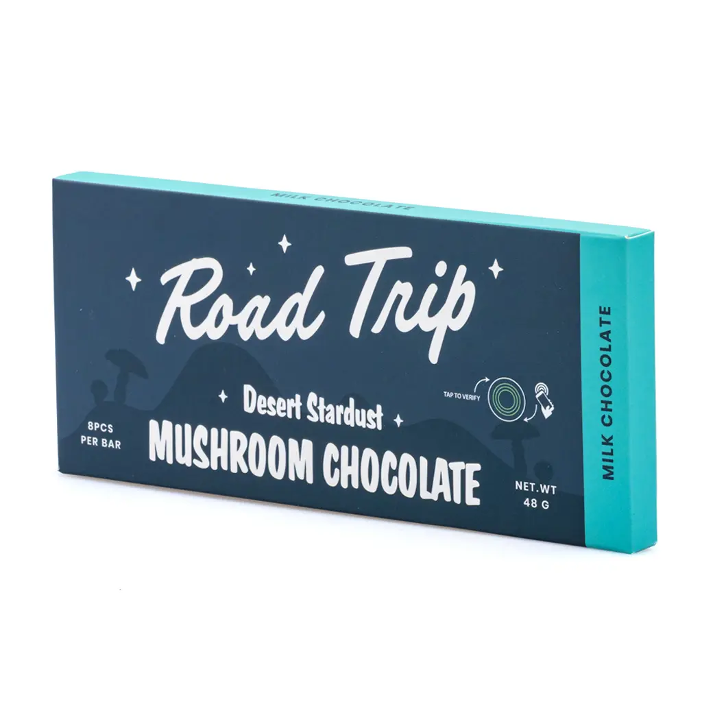 Road Trip Desert Stardust Mushroom Chocolate Bar - Milk Chocolate - Image 2