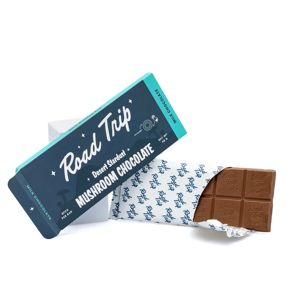 Road Trip Desert Stardust Mushroom Chocolate Bar - Milk Chocolate - Image 1