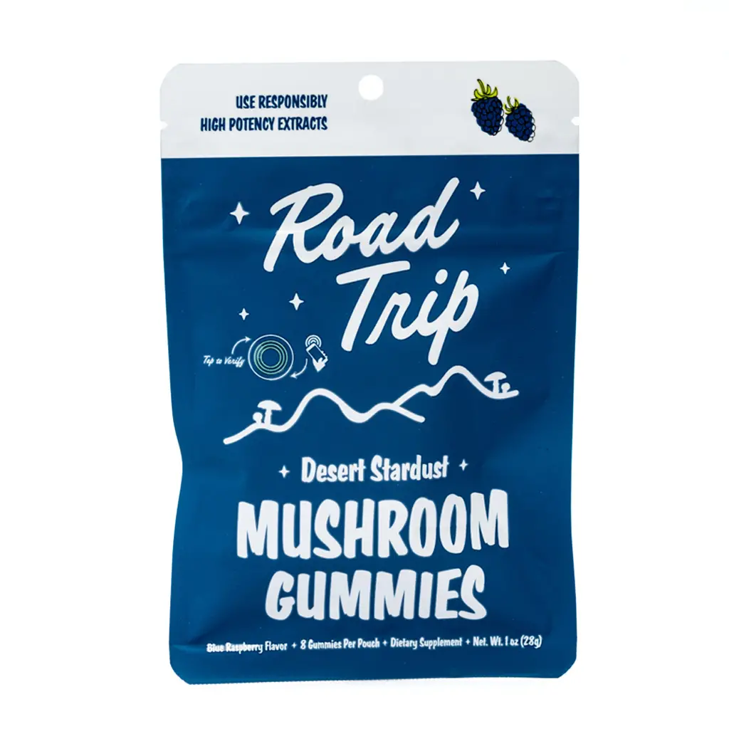Road Trip Desert Stardust Mushroom Gummies - Blue Raspberry - Image 2