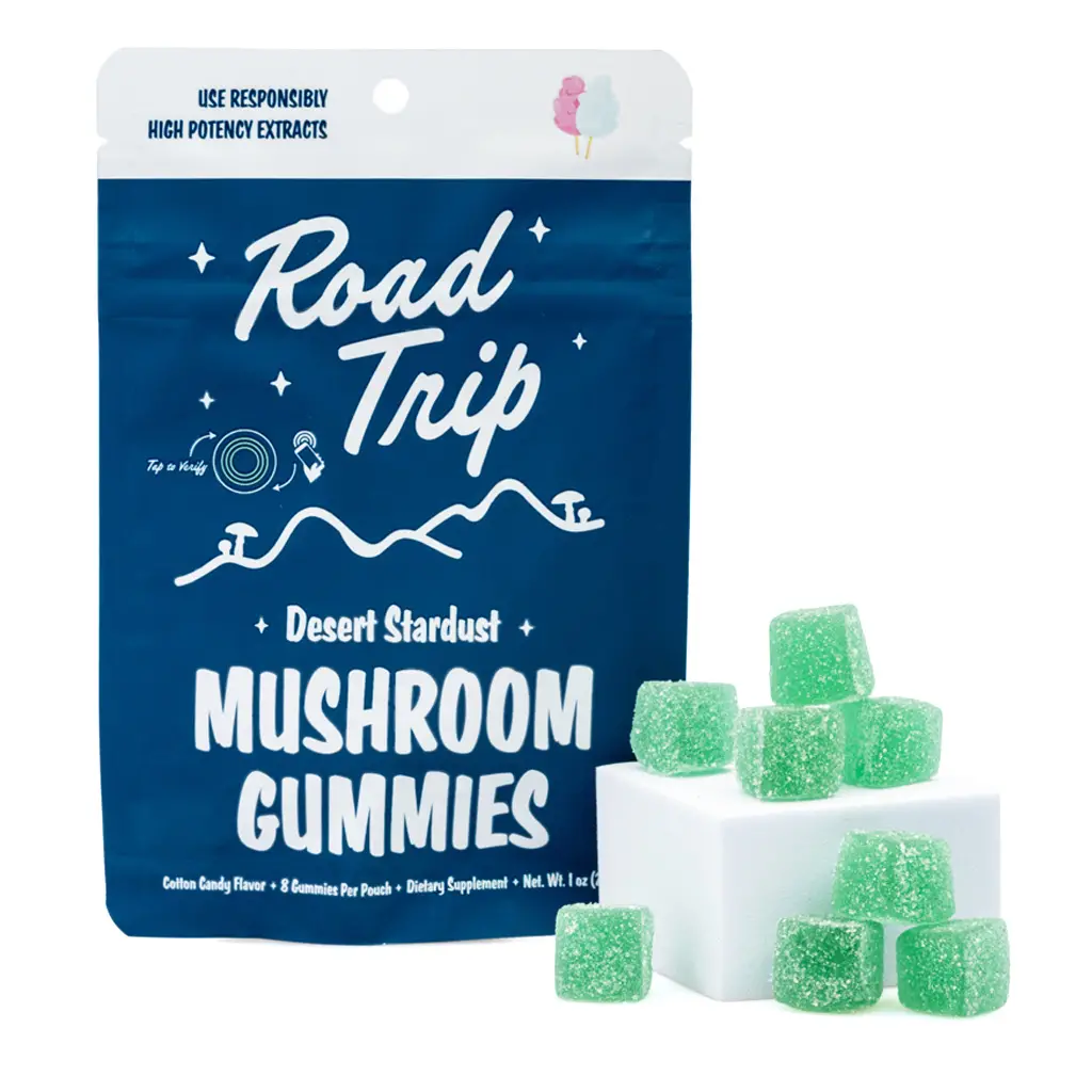 Road Trip Desert Stardust Mushroom Gummies - Cotton Candy - Image 1