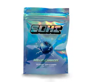 SOHI Kanna Gummies - Electric Blue Razz Front