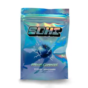 SOHI Kanna Gummies - Electric Blue Razz Front