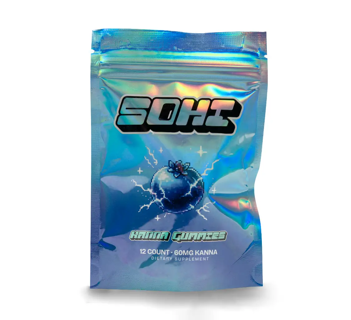SOHI Kanna Gummies - Electric Blue Razz Front