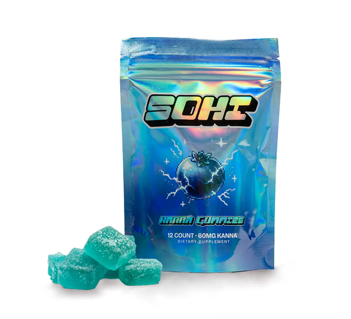 SOHI Kanna Gummies - Electric Blue Razz combo