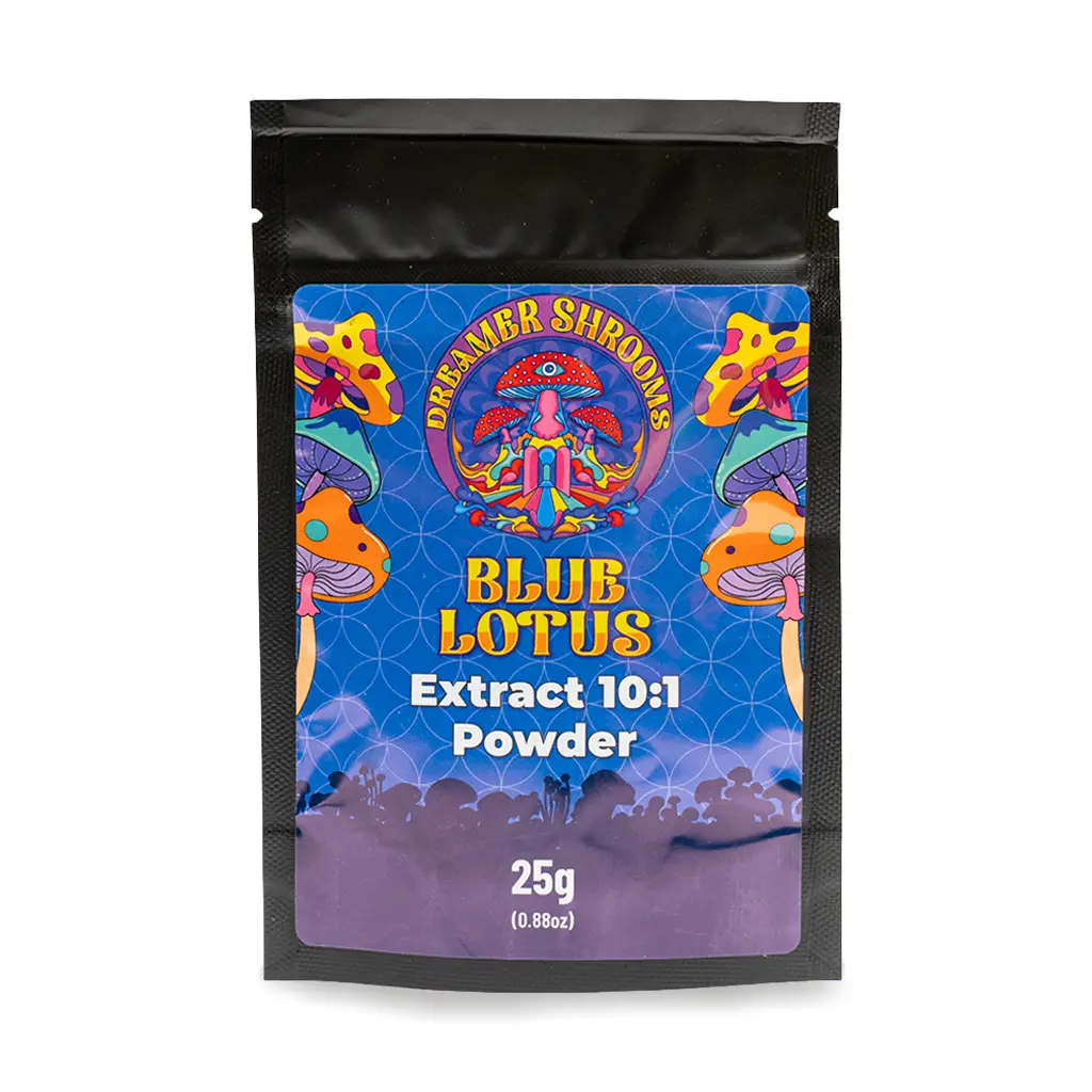Dreamer Shrooms Blue Lotus Extract Powder - 25 Grams Front