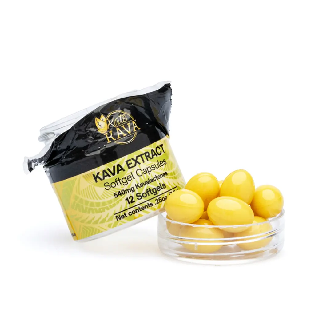 Kats Botanicals Kava Extract Softgel Capsules combo