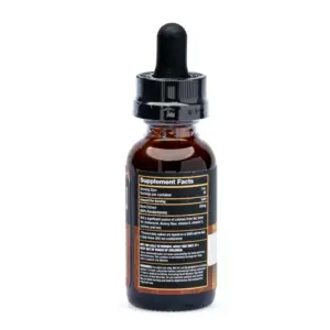 Kats Botanicals Premium Kava Tincture bottle back