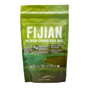 Root of Happiness Premium Ground Kava Root - FijianBag Front