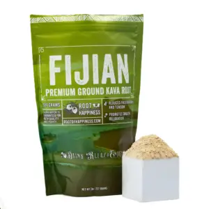 Root of Happiness Premium Ground Kava Root - FijianCombo
