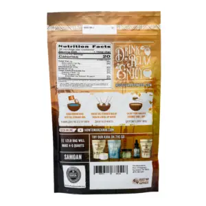 Root of Happiness Premium Ground Kava Root - Samoan Bag Back