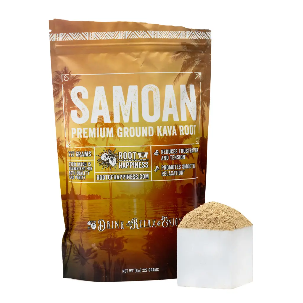 Root of Happiness Premium Ground Kava Root - Samoan Combo