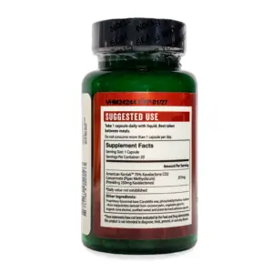 Root of Happiness Premium Kava Root Extract Capsules - Liposomal American Koniak Back