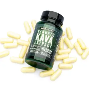 Root of Happiness Premium Kava Root Extract Capsules - Water Soluble Vanuatu Combo