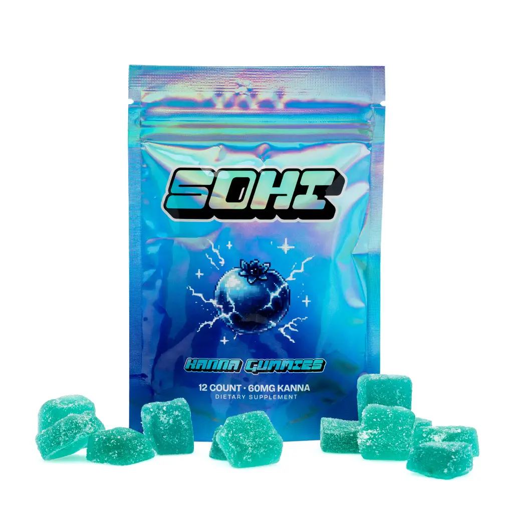 SOHI Kanna Gummies - Electric Blue Razz combo