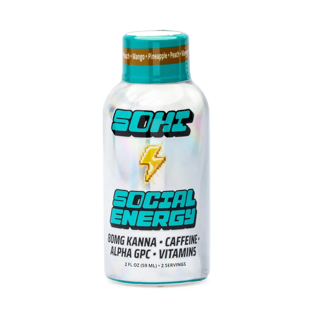 SOHI Kanna Social Energy Shot - Peach Mango Pineapple